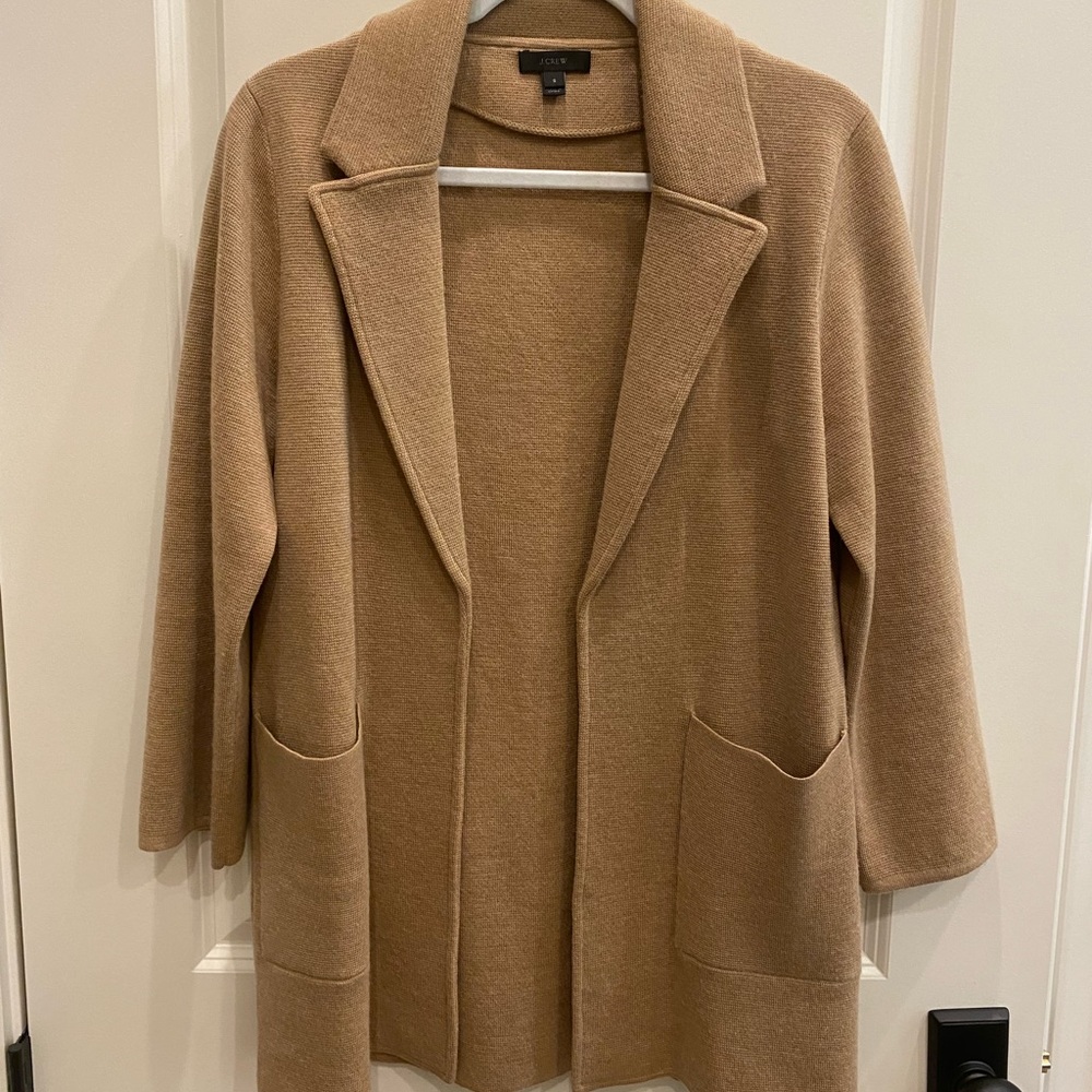 JCrew Sweater blazer brown | Size Small